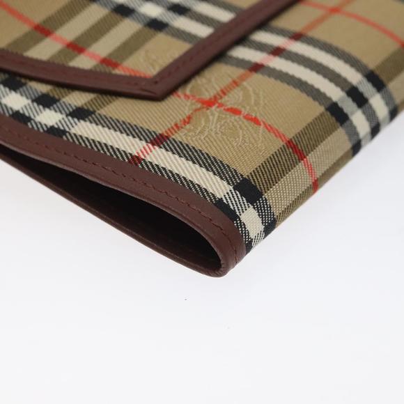 BURBERRY Nova Check Day Planner Cover Canvas Beige Auth am8273 - Picture 14 of 16